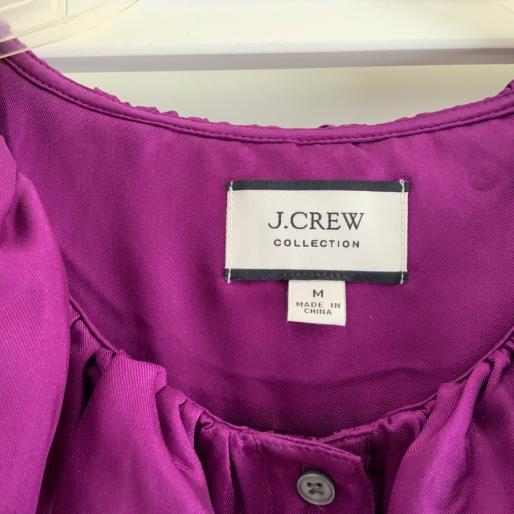 Jcrew Button Down Blouse In Size Medium. - image 3